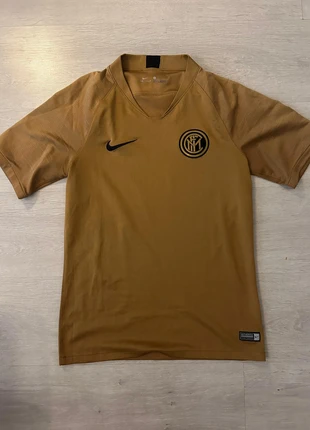 Nike Inter Milan Dri-FIT shirt – bruin/goud – maat S, merk: Nike, staat: Heel goed, maat: S, € 15,00, € 16,45 inclusief Kopersbescherming
