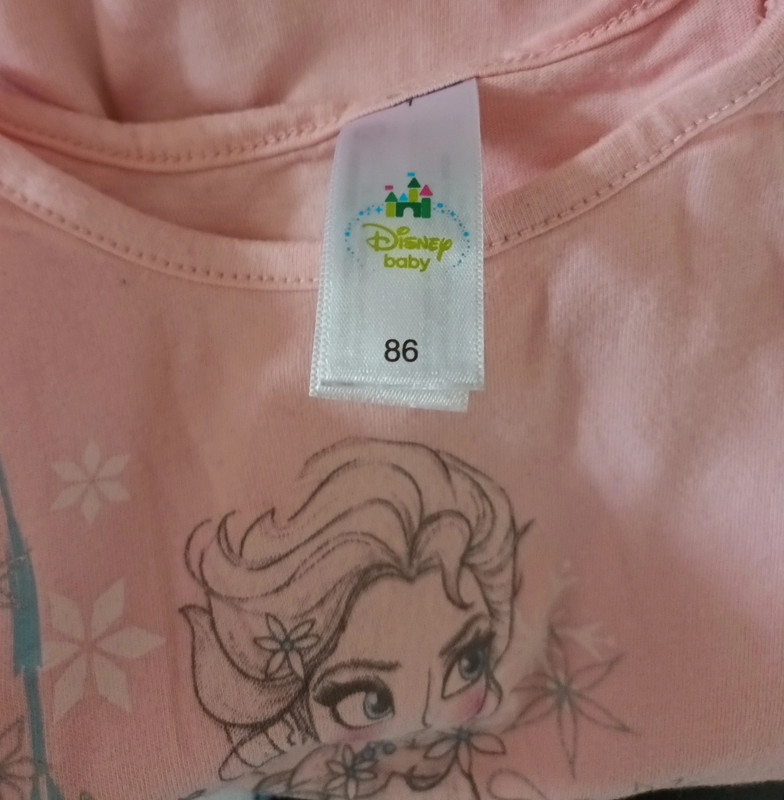 Disney Baby roze longsleeve Frozen Elsa maat 86 2