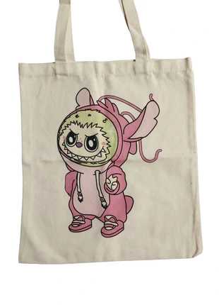 Tote bag sac cabas Labubu, état: Neuf avec étiquette, 13,99 €, 15,39 € Protection acheteurs (Pro) incluse