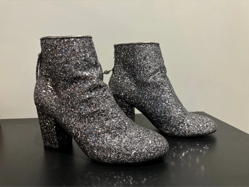 Steve Madden glitter ankle boots 5