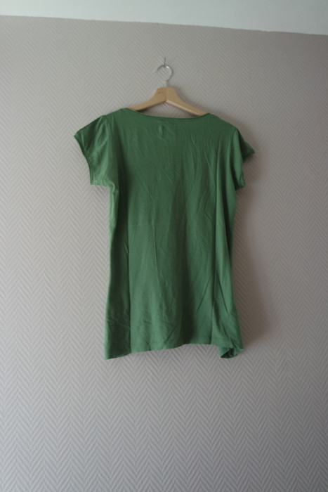 Tee-shirt h&m imprimé vert 2