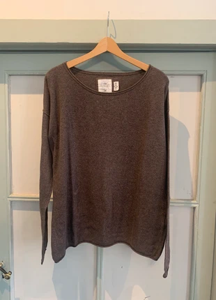H&M wide boatneck oversize jumper in brown, marque: H&M, état: Très bon état, taille: M / 38 / 10, 5,00 €, 5,95 € Protection acheteurs incluse