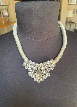 Collier plastron strass, staat: Heel goed, € 15,00, € 16,45 inclusief Kopersbescherming