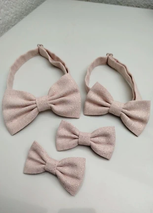 Nœud papillon famille rose pailleté brillant cravate, marke: Rose, zustand: Sehr gut, 15,00 €, 16,45 € beinhaltet Vinted-Käuferschutz Pro