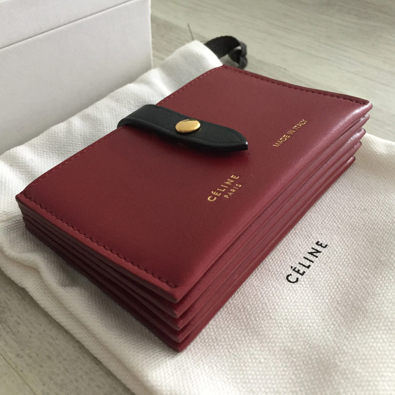 Celine Strap Accordeon Card Holder