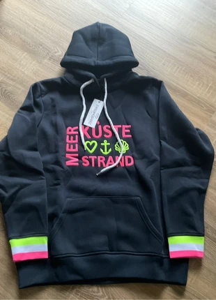 Zwillingsherz Hoodie Kapuzensweater Pullover Marine Größe L NEU, brand: Zwillingsherz, condizioni: Nuovo con cartellino, taglia: L / IT 44 / EU 40, €48.95, €52.10 include la Protezione acquisti