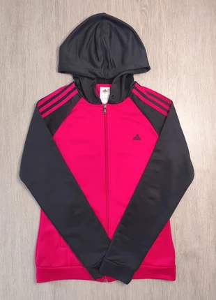 Veste à capuche Adidas Climalite femme S – Rose fuchsia & noir – Sweat zip sport training vintage, brand: adidas, condizioni: Ottime, taglia: S / IT 40 / EU 36, €17.90, €19.50 include la Protezione acquisti