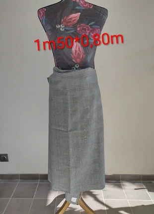 🦜 Joli coupon prince de galles 1m50*0,80m parfait pour jupe 🦜, marca: TISSU, estado: Muy bueno, 3,50 €, 4,38 € Protección al comprador incluida