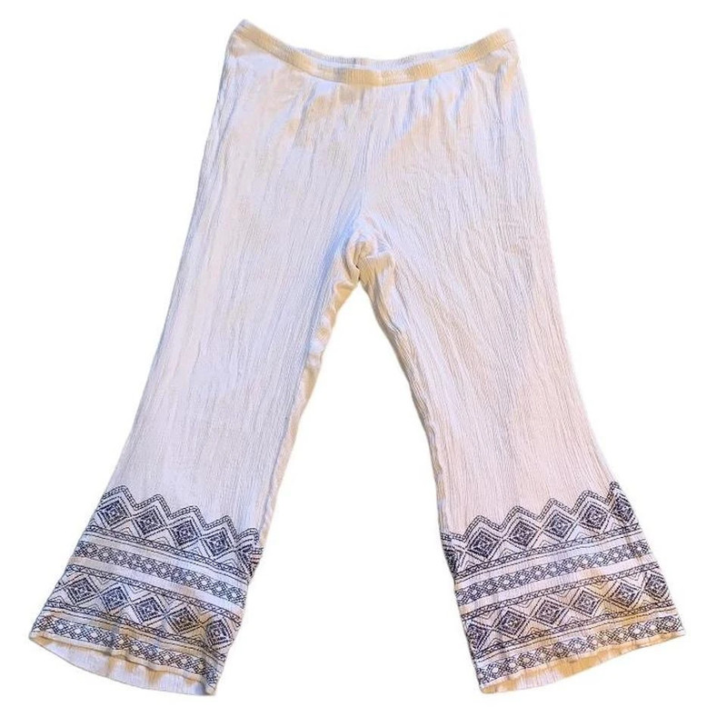 White boho pants 1