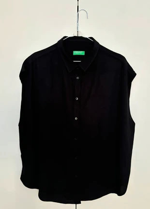 Benetton camicia nera senza maniche, marque: United Colors of Benetton, état: Neuf sans étiquette, taille: L / 40 / 12, 15,00 €, 16,45 € Protection acheteurs incluse