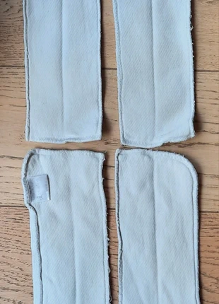 Hemp inserts x 4, marca: Lulu Nature, estado: Novo com etiquetas, tamanho: 4–9 kg, €8.00, €9.10 inclui Proteção do Comprador