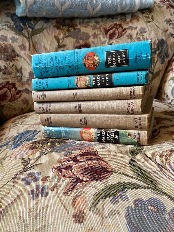 vintage hardy boys book bundle 3