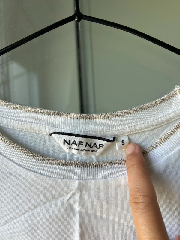 Teeshirt blanche nafnaf avec écriture 5