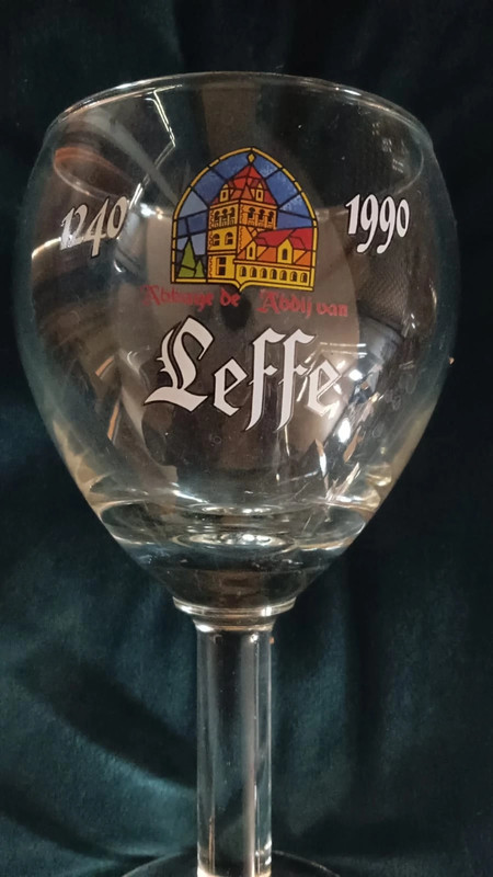 verre anniversaire 1990 Leffe collection