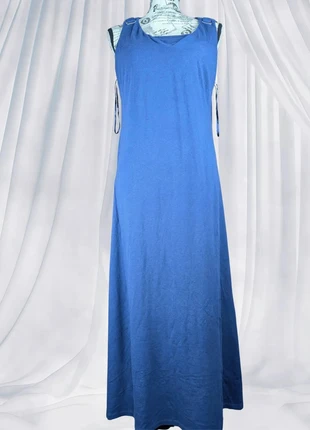 Robe longue bleu Lauren Ralph lauren - Coton et Modal - Taille L, brand: Lauren Ralph Lauren, condition: Very good, size: L / 40 / 12, €20.00, €21.70 includes Buyer Protection Pro