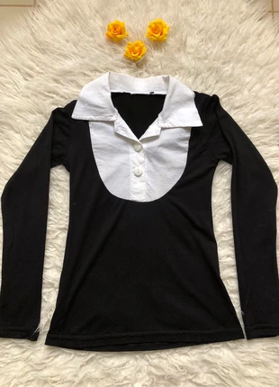 Tee shirt chemise fille 6ans, condition: Very good, size: 6 years / 116 cm, €8.00, €9.10 includes Buyer Protection