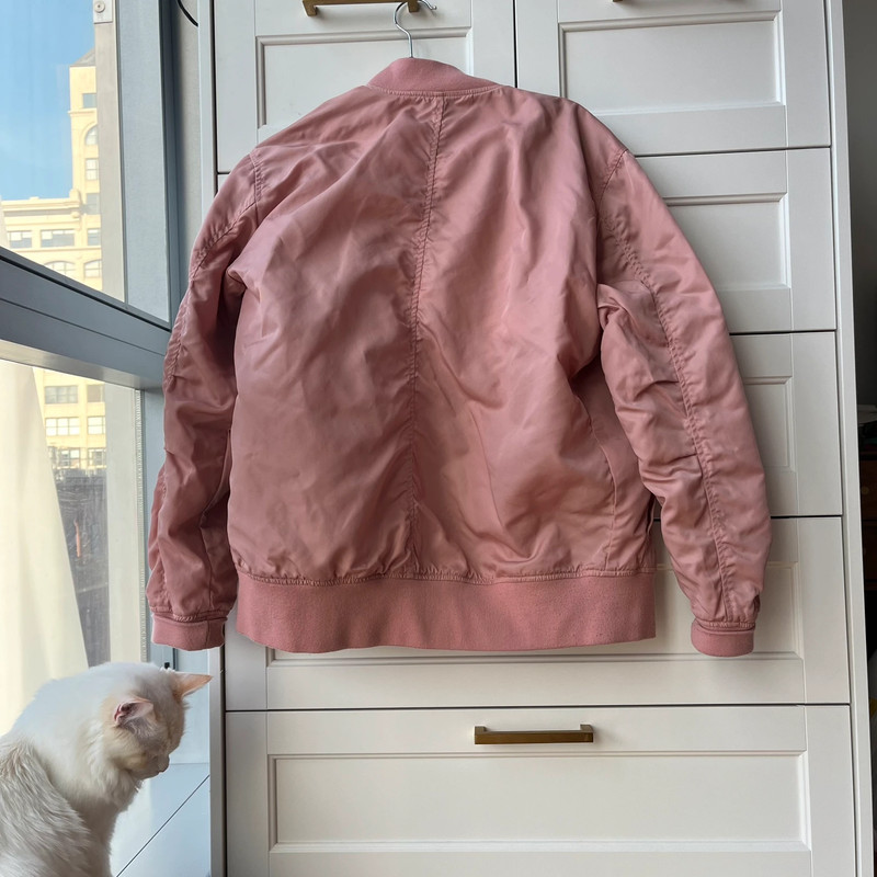 Baby pink bomber / utility jacket 3