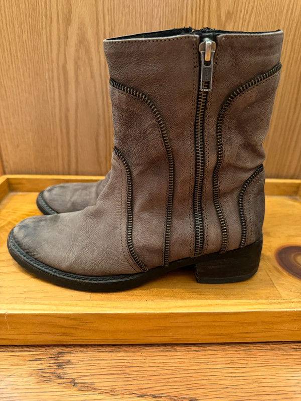 Adam Tucker Zipper Moto Booties 3