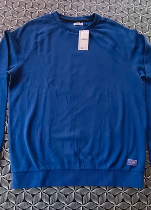 Sweat bleu, marque: Gémo, état: Neuf avec étiquette, taille: XL, 10,00 €, 11,20 € Protection acheteurs incluse