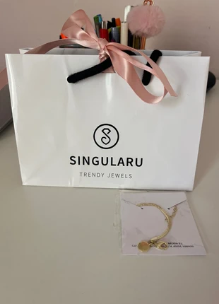 Pulsera dorada brillos NUEVA singularu, marca: Singularu, estado: Nuevo con etiquetas, 14,99 €, 16,44 € Protección al comprador incluida