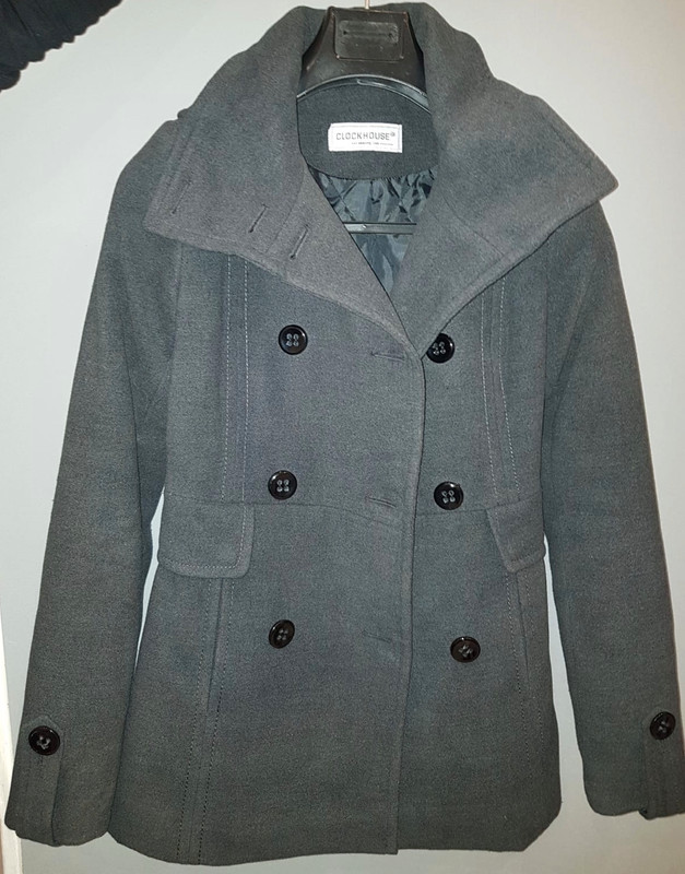 Manteau gris anthracite XS 1