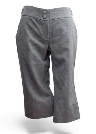 Pantalon 3/4 gris style office chic Y2k XS/S, marque: Vintage Dressing, état: Très bon état, taille: XS / 34 / 6, 12,90 €, 14,25 € Protection acheteurs (Pro) incluse