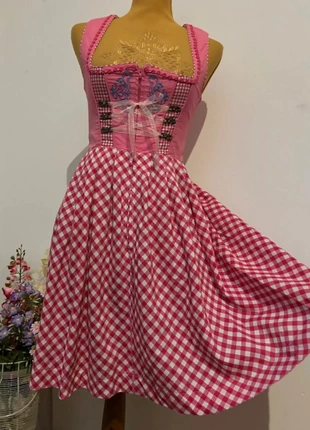 Robe dirndl rose et bleue à carreaux Stockerpoint T34, brand: Stockerpoint, condizioni: Buone, taglia: XS / IT 38 / EU 34, €10.00, €11.20 include la Protezione acquisti Pro