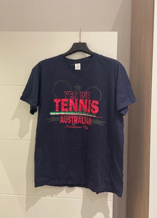 Maglia da tennis blu Australian L uomo, marke: Australian, zustand: Sehr gut, größe: L / 40 / 12, 3,00 €, 3,85 € inklusive Vinted-Käuferschutz