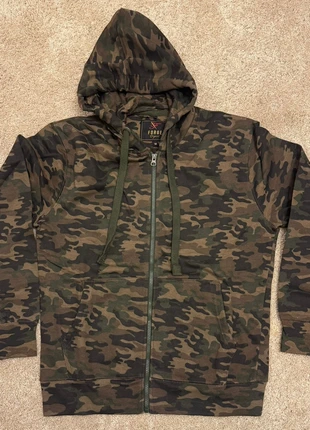 Men’s new combo print allover zip hoodie, condition: New with tags, size: L, £8.00, £9.10 includes Buyer Protection Pro