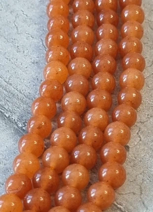 Lot de 30 perles de Calcédoine du Soleil - Taille 6mm, brand: Création Française, condition: New without tags, €3.90, €4.80 includes Buyer Protection Pro