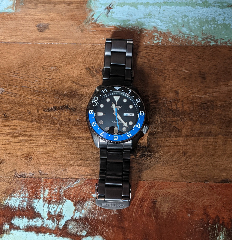 Seiko 5 sport Batman modded Vinted