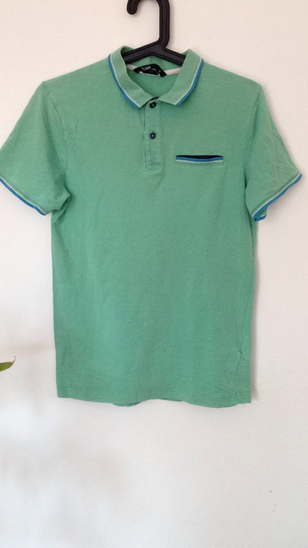 Soldes Polo vert menthe Jules taille S 1