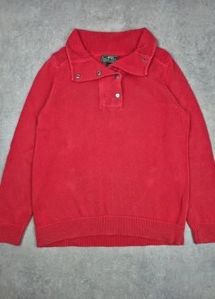 Pull Ralph Lauren femme rouge col boutonné - Taille XL, marke: Ralph Lauren, zustand: Gut, größe: XL / 42 / 14, 15,00 €, 16,45 € inklusive Vinted-Käuferschutz