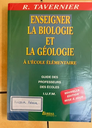 Enseigner la biologie et la géologie à l’école élémentaire, estado: Muito bom, €2.00, €2.80 inclui Proteção do Comprador