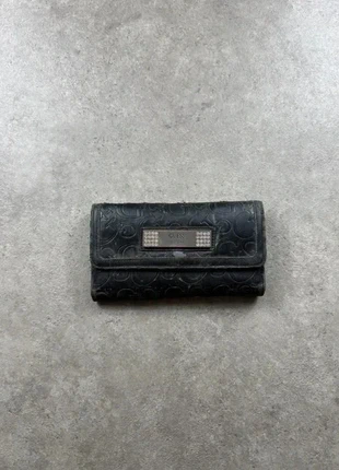 Portefeuille Guess noir femme avec strass – Logo embossé, marque: GUESS, état: Bon état, 13,00 €, 14,35 € Protection acheteurs incluse