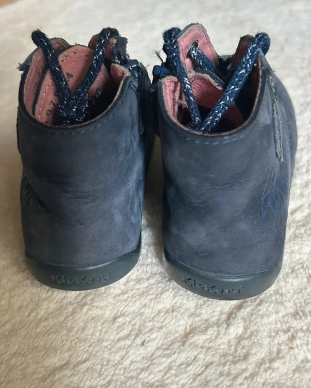 Chaussures Kickers fille 24 bleu marine - photo numéro 5