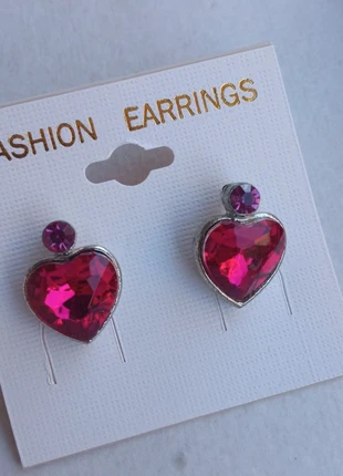 Pendientes con corazón, marque: Fashion Earrings, état: Neuf avec étiquette, 2,00 €, 2,80 € Protection acheteurs incluse