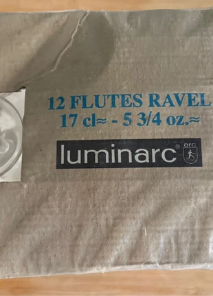 Lot de 12 flûtes à champagne Ravel – 17 cl – Neuf sous emballage !, marque: Luminarc, état: Neuf avec étiquette, 7,99 €, 9,09 € Protection acheteurs incluse
