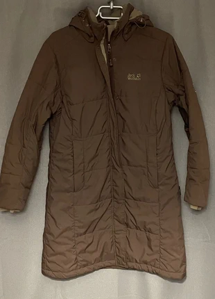 Veste Manteaux Long Jack Wolfskin marron - Taille M Femmes, brand: Jack Wolfskin, condizioni: Ottime, taglia: M / IT 42 / EU 38, €35.00, €37.45 include la Protezione acquisti