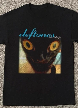 Deftones Around The Fur Cat Black T-Shirt - Black - XL, marque: Gildan, état: Neuf avec étiquette, taille: XL, 22,00 €, 23,80 € Protection acheteurs incluse