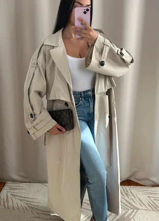 Trench long beige, marque: Boutique indépendante, état: Neuf avec étiquette, taille: M / 38 / 10, 40,00 €, 42,70 € Protection acheteurs incluse