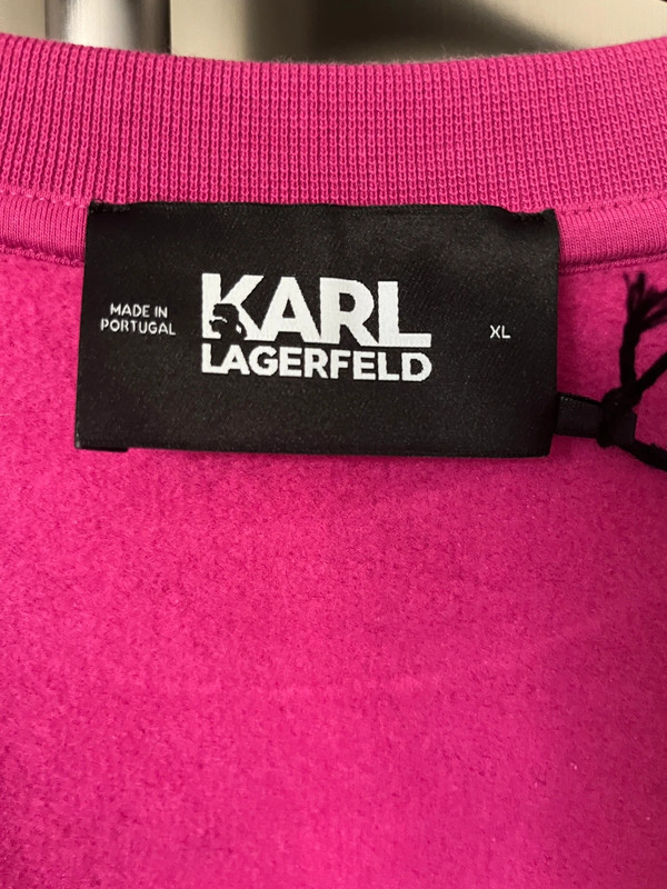 Sweat neuf et original Karl Lagerfeld fushia 3