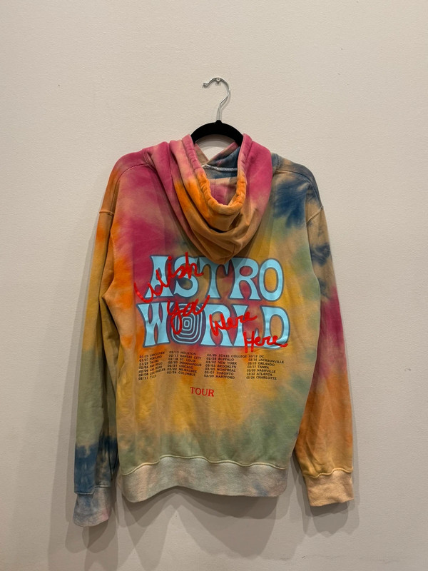 astro world merch wish you were here travis scott bluza baggy tie dye Vinted