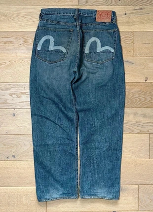 Jeans Baggy Evisu Seagull Light Blue, marque: Evisu, état: Satisfaisant, taille: M, 84,99 €, 89,94 € Protection acheteurs (Pro) incluse