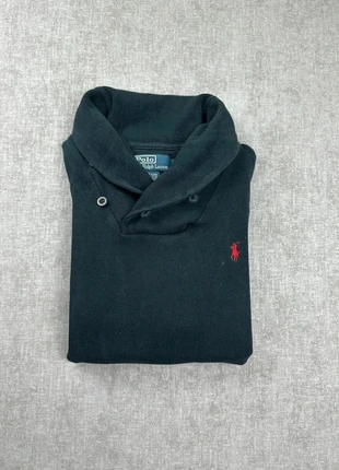 Pull Ralph Lauren 1/4| Taille L homme | noir logo rouge, brand: Ralph Lauren, condition: Very good, size: L, €35.00, €37.45 includes Buyer Protection Pro