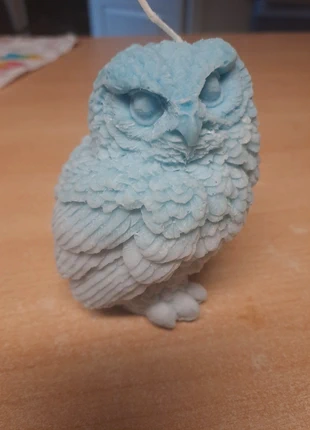 Kaars uil, merk: Handgemaakt, staat: Nieuw zonder prijskaartje, € 3,50, € 4,38 inclusief Kopersbescherming