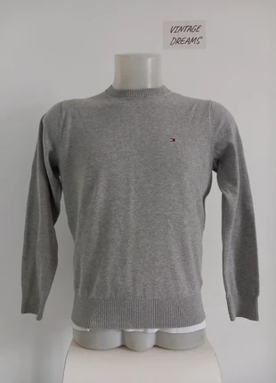Pull Col Rond Tommy Hilfiger Gris Taille S       03170925, marque: Tommy Hilfiger, état: Bon état, taille: S, 12,00 €, 13,30 € Protection acheteurs (Pro) incluse