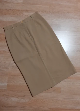 Jupe mi-longue camel 40, merk: JC de Castelbajac, staat: Heel goed, maat: L / 40 / 12, € 10,00, € 11,20 inclusief Kopersbescherming Pro