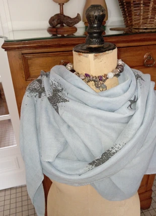 Écharpe bleue ciel., marca: sansnom., estado: Nuevo sin etiquetas, 2,00 €, 2,80 € Protección al comprador incluida