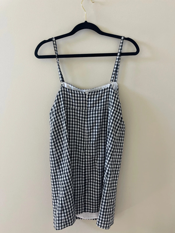 Urban outfitters brand gingham mini dress 4